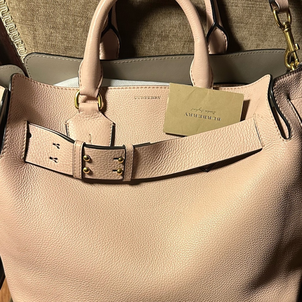 Burberry pink tote